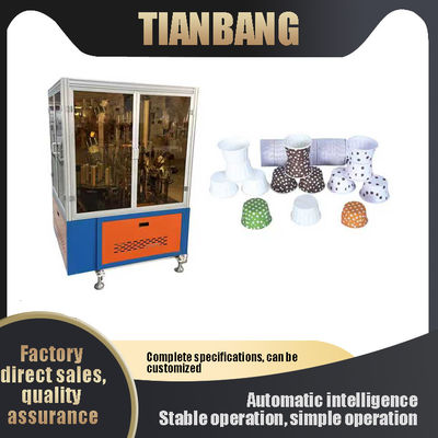 qualità  Curling Cake Cup Making Machine Automatic With Schneider AC Contactor fabbrica