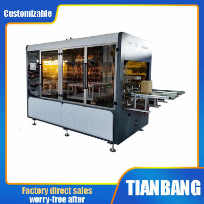 JKB-900JZ Doppia stazione Intelligent Crimping Paper Bowl Forming Machine